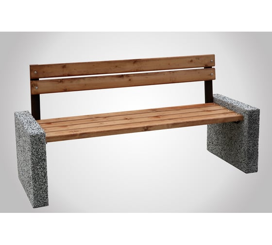 Бетонная скамья ООО Архитек-Бетон ЗИЛ отмыв С-16аО 1