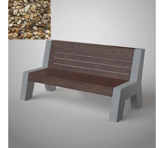 Бетонная скамья ООО Архитек-Бетон отмыв С-40О 1