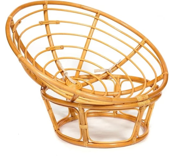 Кресло Tetchair PAPASAN 23/01 W Honey с подушкой, флок, мед/олива 23 13740