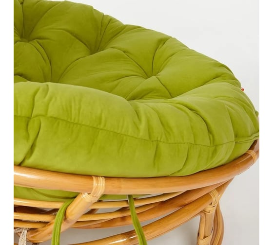 Кресло Tetchair PAPASAN 23/01 W Honey с подушкой, флок, мед/олива 23 13740