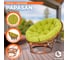 Кресло Tetchair PAPASAN 23/01 W Pecan с подушкой, флок, орех/олива 23 13741 4