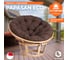Кресло Tetchair PAPASAN ECO P115-1/SP STD Natural с подушкой, с ремешками, ткань 13763 2
