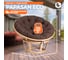 Кресло Tetchair PAPASAN ECO P115-1/SP STD Natural с подушкой, с ремешками, ткань 13763 5