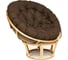 Кресло Tetchair PAPASAN ECO P115-1/SP STD Natural с подушкой, с ремешками, ткань 13763 1