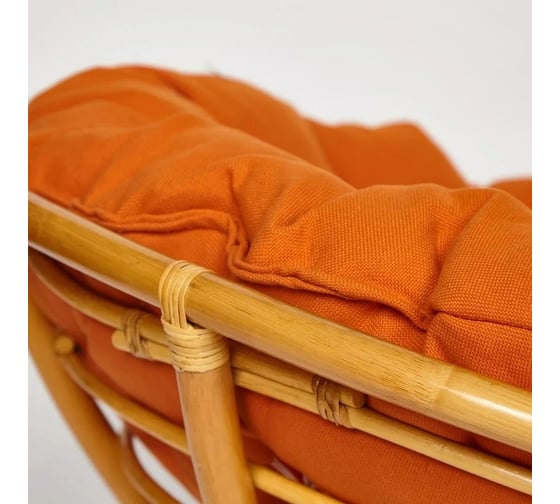 Кресло Tetchair PAPASAN 23/01 W Honey с подушкой, ткань, мед/оранжевый С 23 13736