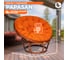 Кресло Tetchair PAPASAN 23/01 W Pecan с подушкой, ткань, орех/оранжевый С 23 13737 5