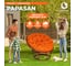 Кресло Tetchair PAPASAN 23/01 W Pecan с подушкой, ткань, орех/оранжевый С 23 13737 8