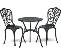 Комплект Tetchair Secret De Maison Romance стол и 2 стула, алюминиевый сплав, диаметр 60 см/высота 67 см, 53x41x89 см 10668