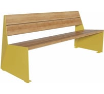 Стальная скамейка со спинкой Хоббика Монс 13872