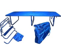 Туристическая раскладушка в чехле Следопыт П1 2000x750x380 мм, 150 кг, синяя PF-CC-P1