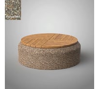 Бетонная скамья Архитек-Бетон Полировка серый С-44ПС