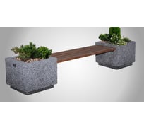 Бетонная скамья Архитек-Бетон Отмыв С-17О