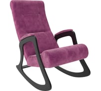 Кресло-качалка Мебелик Мартин модель 2 ткань Верона Циклам, каркас венге, 2 места 006992