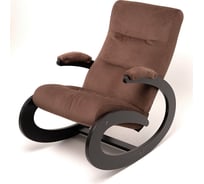 Кресло-качалка Garden story Агата №2 каркас венге, сиденье коричневое VERONA WENGE М2