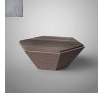 Бетонная скамья ООО Архитек-Бетон серый бетон С-47СБ