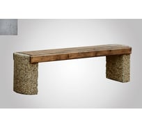 Скамья бетонная ООО Архитек-Бетон Серый бетон С-3СБ