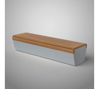 Скамья бетонная ООО Архитек-Бетон Полировка белый С-68ПБ