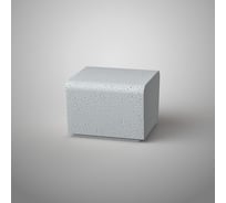 Бетонная скамья без настила Архитек-Бетон Полировка белый С-66-60БП