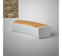 Бетонная скамья Архитек-Бетон Отмыв С-66-R400О