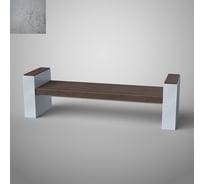 Бетонная скамья Архитек-Бетон Серый бетон С-53СБ