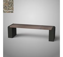 Бетонная скамья Архитек-Бетон Полировка серый С-29ПС