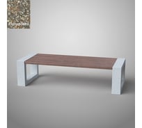 Бетонная скамья Архитек-Бетон Полировка серый С-77ПС