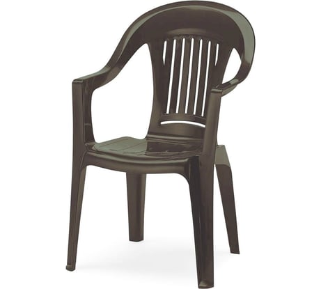 Пластиковое кресло Garden Story Фламинго шоколад ФЛ-МТ003