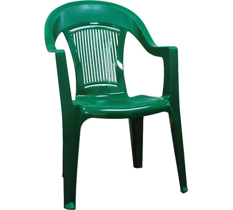 Пластиковое кресло Garden Story Фламинго темно-зеленое ФЛ-МТ008