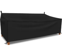 Чехол для дивана Tplus 2200x1100x850/550 мм, оксфорд 240, чёрный T021004