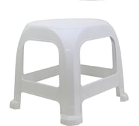 Табурет Росспласт Симпатия маленький, белый, высота 30 см 529578