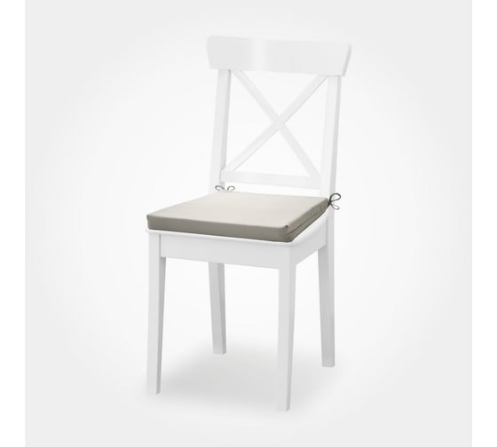 Сидушка на стул witerra блэкаут, матовый серый, 40x40x1.5 см 105539
