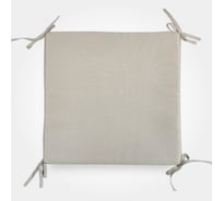Сидушка на стул witerra 40x40х2 см, жаккард бамбук бежевый 106923