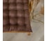 Сидушка с лузгой гречихи witerra 43x43 см, канвас-велюр коричневый 109238 3