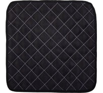 Подушка с завязками на стул SKYWAY 38x35 см, алькантара, черная S10302003