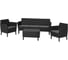 Комплект с тройным диваном Keter Salemo 3 seater set графит 238590 1