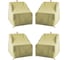 Комплект чехлов для кресел Tplus 1100x950x900/660 мм, 4 шт., оксфорд 240, бежевый T018894 1