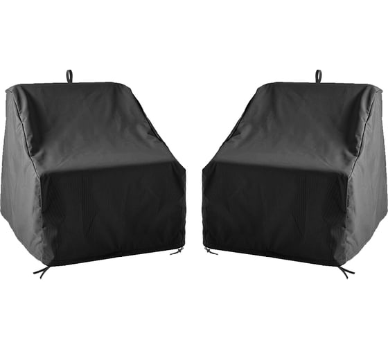 Комплект чехлов для кресел Tplus 1210x1010x1000/750 мм, 2 шт., оксфорд 240, чёрный T018672 1