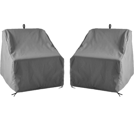 Комплект чехлов для кресел Tplus 1210x1010x1000/750 мм, 2 шт., оксфорд 240, серый T018673