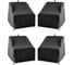 Комплект чехлов для кресел Tplus 1210x1010x1000/750 мм, 4 шт., оксфорд 240, чёрный T018677 1