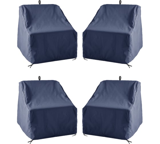 Комплект чехлов для кресел Tplus 1210x1010x1000/750 мм, 4 шт., оксфорд 210, синий T018679 1