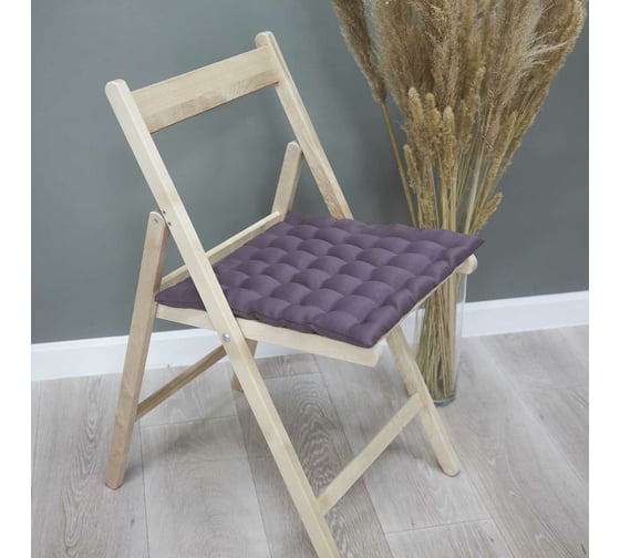 Сидушка с лузгой гречихи witerra 43x43 см, блэкаут, матовый черника 109220
