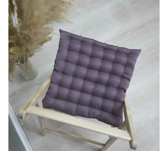 Сидушка с лузгой гречихи witerra 43x43 см, блэкаут, матовый черника 109220