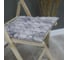 Сидушка с лузгой гречихи witerra 43x43 см, блэкаут, ромашка, серая 109226 4