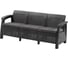 Диван Keter Corfu Triple (love seat max) графит 258975 1