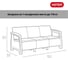 Диван Keter Corfu Triple (love seat max) графит 258975 4