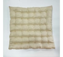 Сидушка с лузгой гречихи witerra 43x43 см, канвас-велюр золотой песок 109237