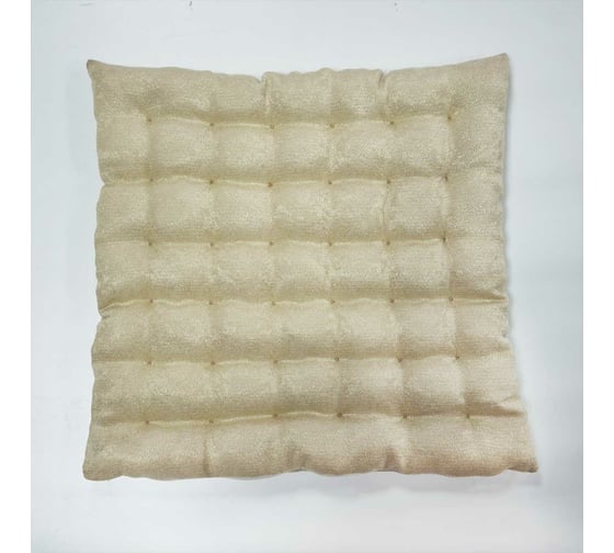 Сидушка с лузгой гречихи witerra 43x43 см, канвас-велюр золотой песок 109237 1