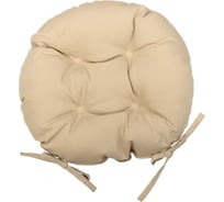 Круглая подушка-сидушка для мебели Mona Liza диам. 40 см, бостон, бежевая 519151/2