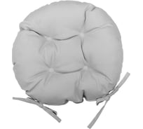 Круглая подушка-сидушка для мебели Mona Liza диам. 40 см, бостон, серая 519151/1
