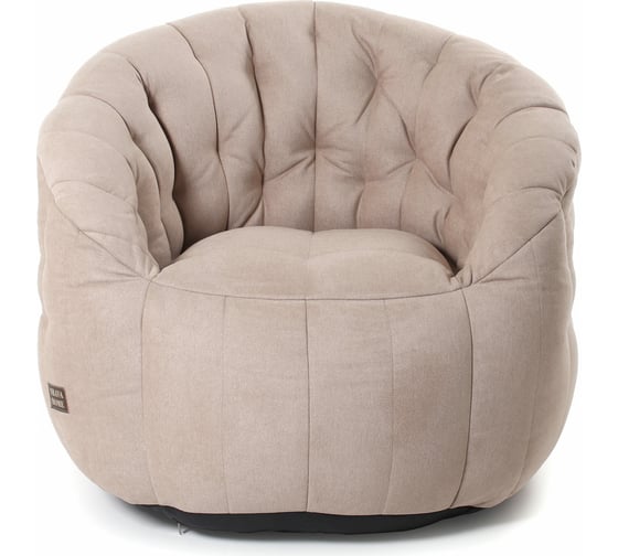Бескаркасное кресло NRAVA Home Darvin 900x900x800 мм, бежевое 4627183960875